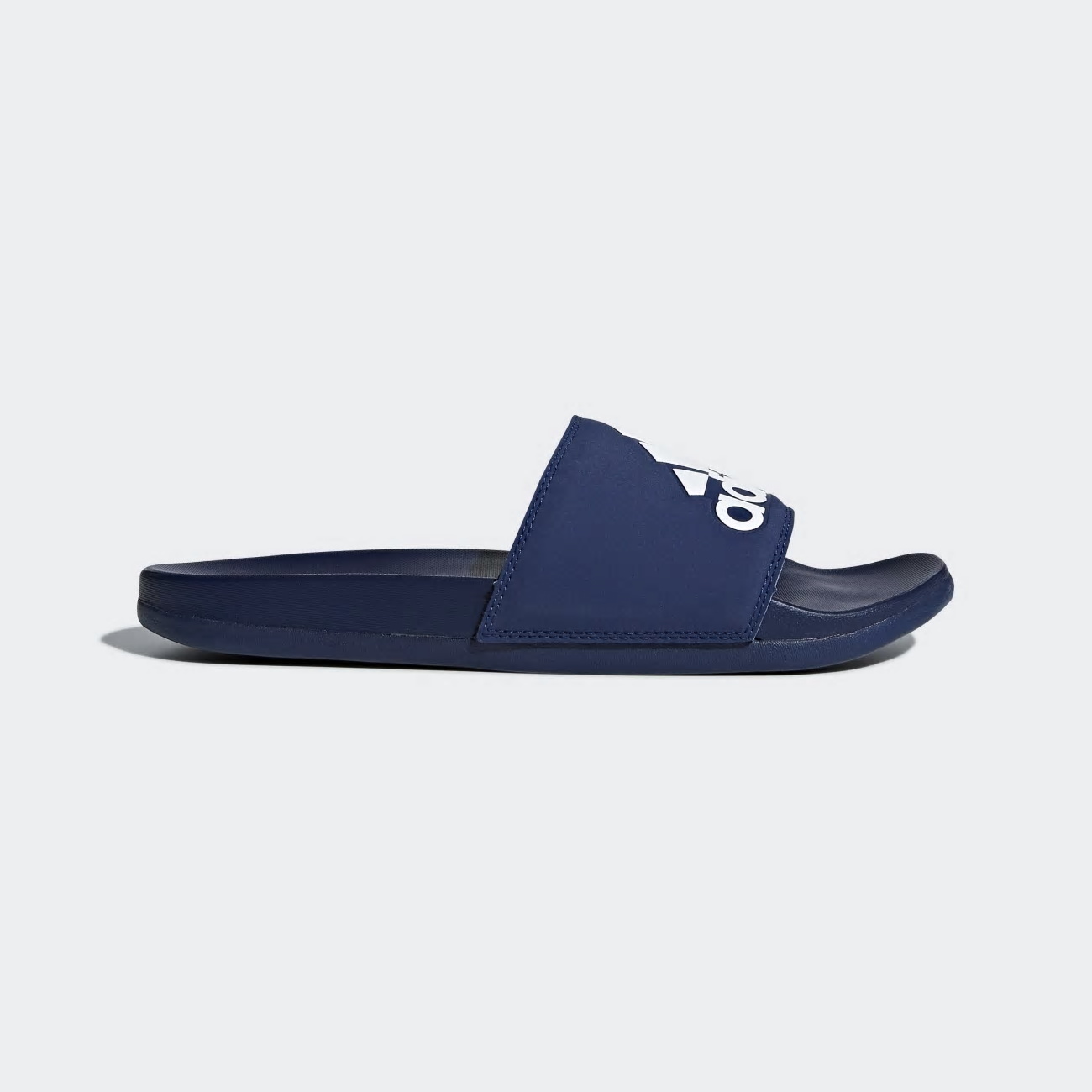 Adidas Adilette Cloudfoam Plus Logo Férfi Akciós Cipők - Kék [D10878]